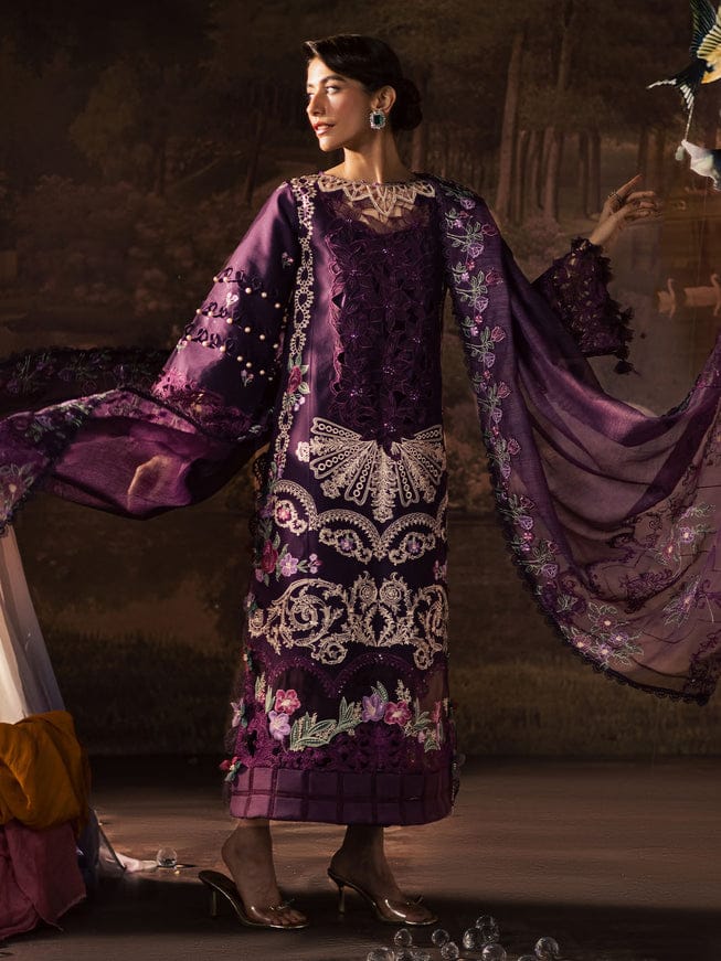 03-Piece Lawn Suit With Embroidery - Ready To Wear