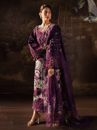 03-Piece Lawn Suit With Embroidery - Ready To Wear