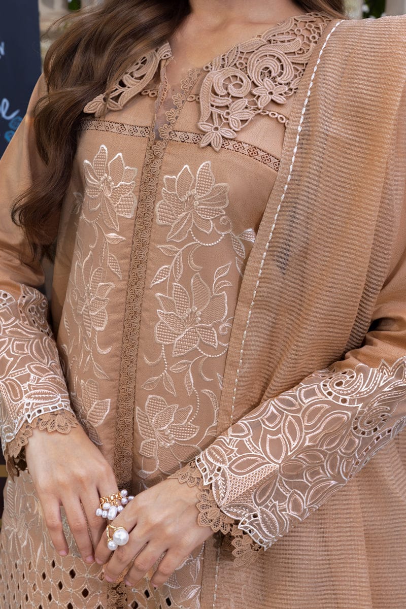 03-Piece Lawn Suit With Chikankari Embroidery | Ready To Wear