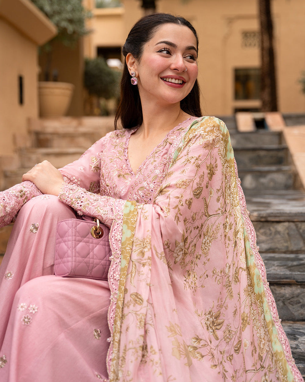 03-Piece Lawn Suit With Sharara | Ready To Wear