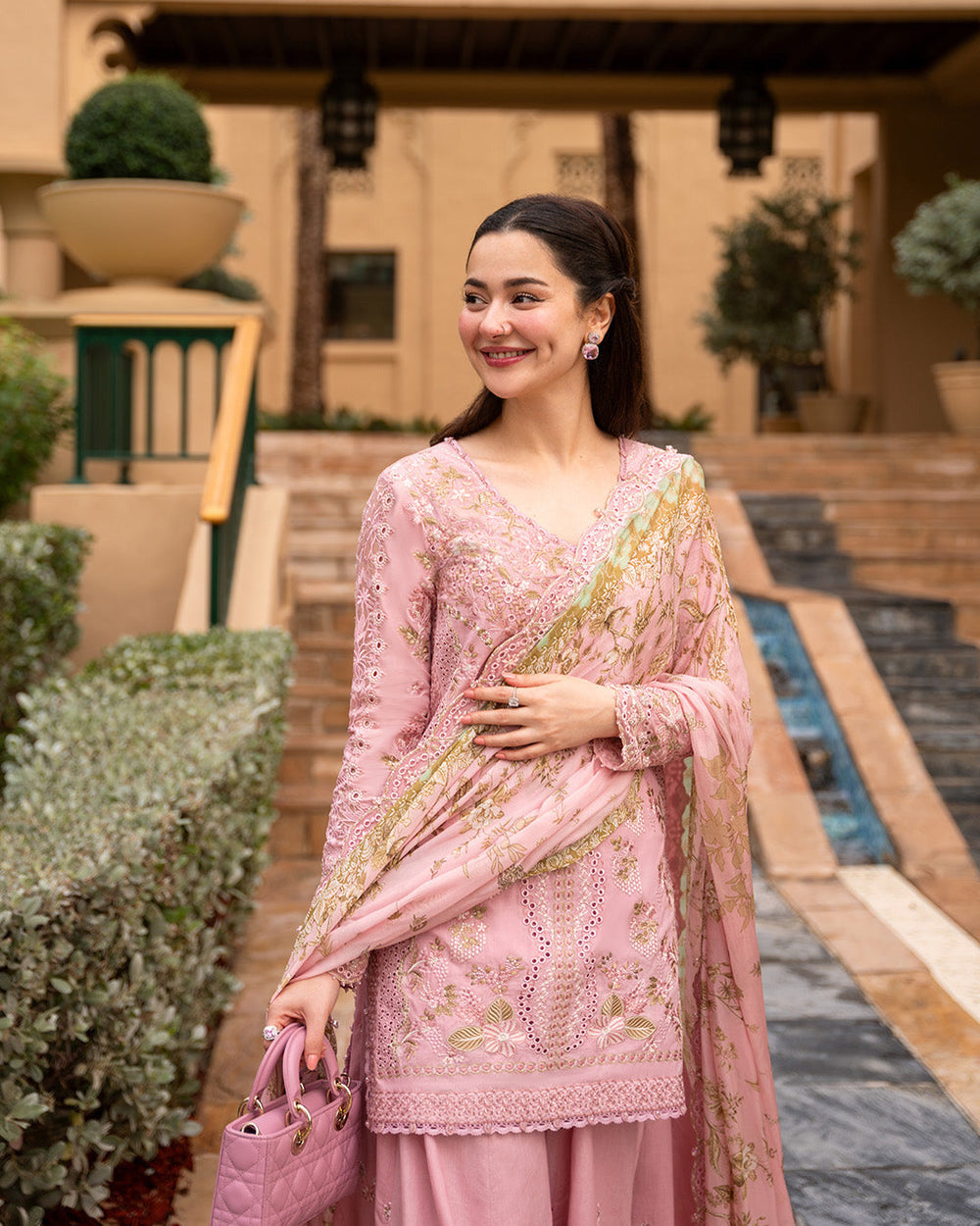 03-Piece Lawn Suit With Sharara | Ready To Wear