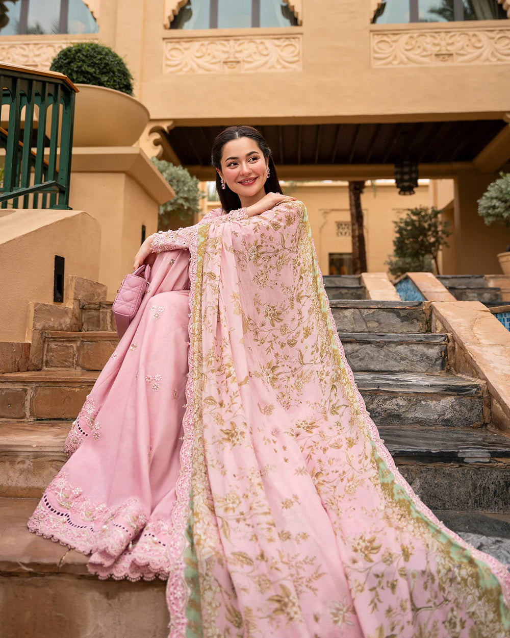 03-Piece Lawn Suit With Sharara | Ready To Wear