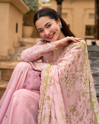 03-Piece Lawn Suit With Sharara | Ready To Wear