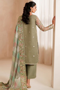 Designer Suit Olive Dazzle  3-Piece Formal Suit Ready To Wear