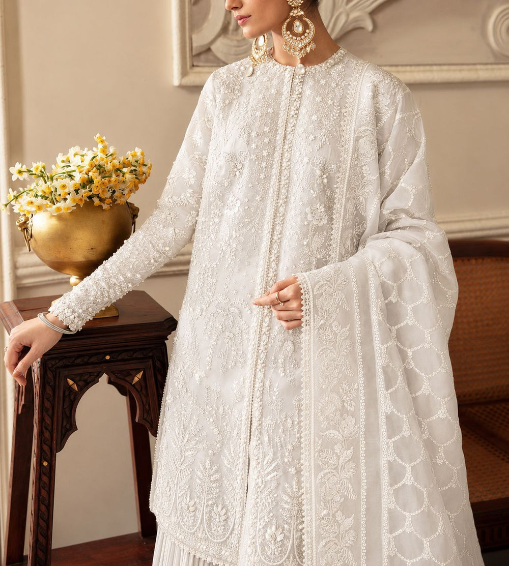 Crystal Pearl - Embroidered Organza Suit | Ready To Wear
