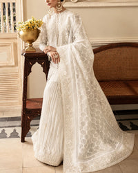 Crystal Pearl - Embroidered Organza Suit | Ready To Wear