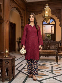 02-Piece Chikankari Lawn Outfit | Ready To Wear