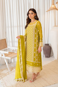 03-Piece Chiffon Suit With Embroidery | Ready To Wear