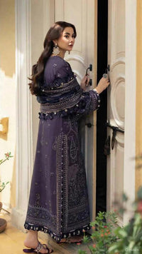03-Piece Chiffon Suit With Embroidery - Ready To Wear
