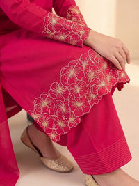 MANAAL - PINK FARSHI SET