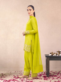MASHAL - LIME FARSHI SET
