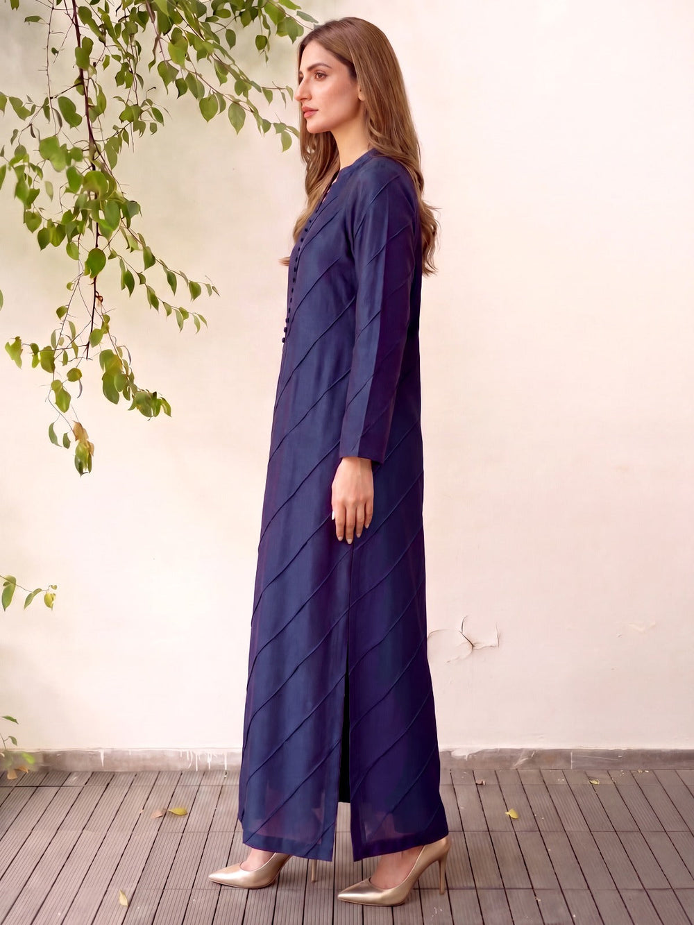 Filza - Navy | Kaftan Set