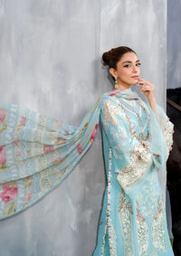 PREMIUM LUXURY LAWN Ready To Wear 3PCS SUIT SKY BLISS