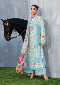 PREMIUM LUXURY LAWN Ready To Wear 3PCS SUIT SKY BLISS