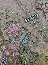 3 Piece Embroidered Chiffon Suit