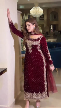 Velvet Embroidered Ready To Wear