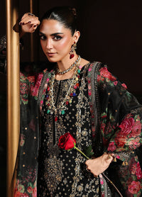 3 Piece Stitched Chiffon Suit - Ready To Wear