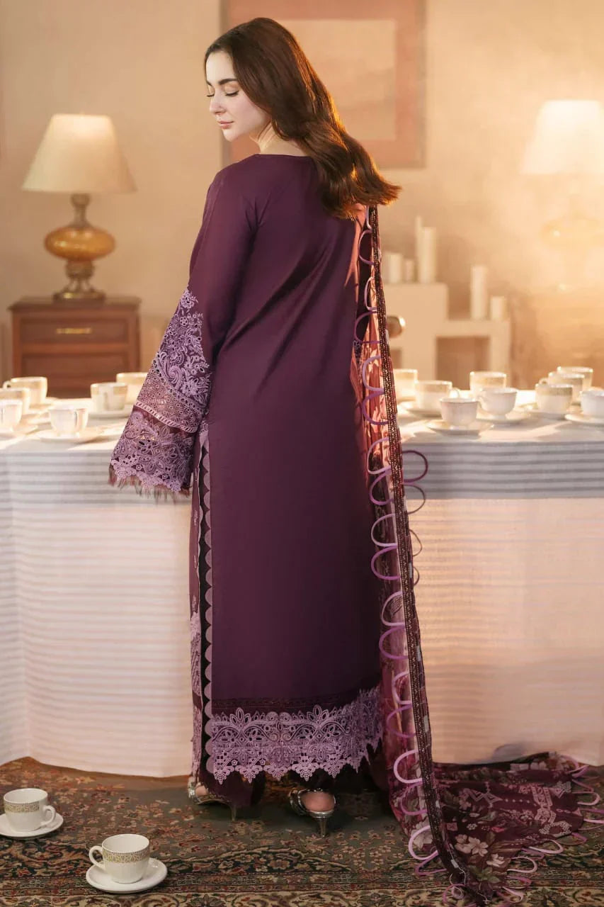 03-Piece Lawn Suit With Chikankari Embroidery - Ready To Wear