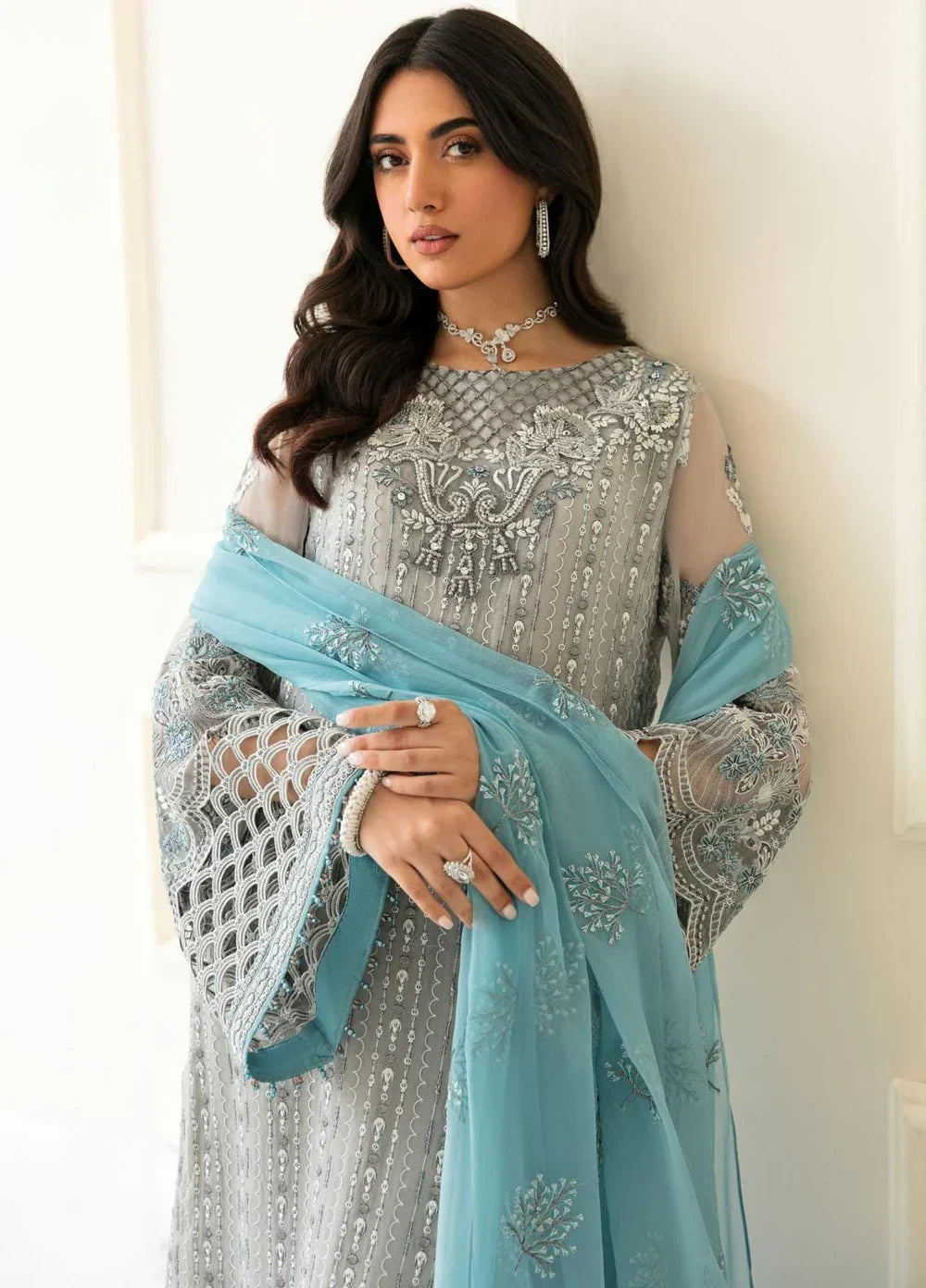 03-Piece Chiffon Suit - Ready To Wear