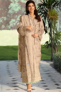 03-Piece Cotton Suit With Embroidery | Ready To Wear