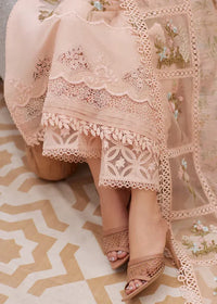 03-Piece Lawn Suit With Heavy Embroidery - Ready To Wear