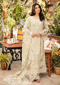 03-Piece Suit With Heavy Chikankari Embroidery – Ready To Wear