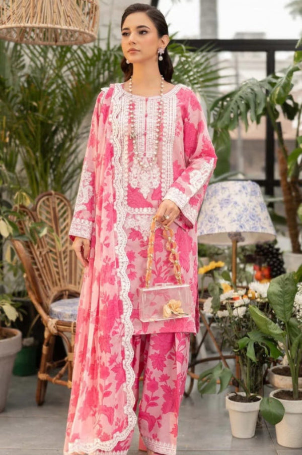 03-Piece Printed Lawn - Ready To Wear