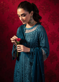 03-Piece Chiffon Suit With Embroidery | Ready To Wear