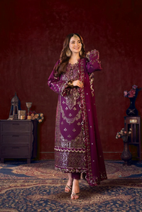 03-Piece Chiffon Suit With Heavy Embroidery - Ready To Wear