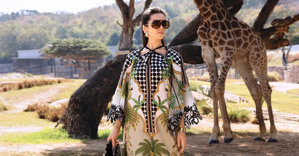 Pearl Safari - Printed Lawn Suit | Ready To Wear