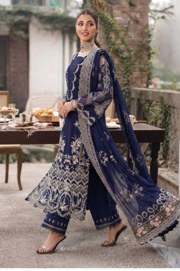 03-Piece Embroidery Lawn-Ready To Wear