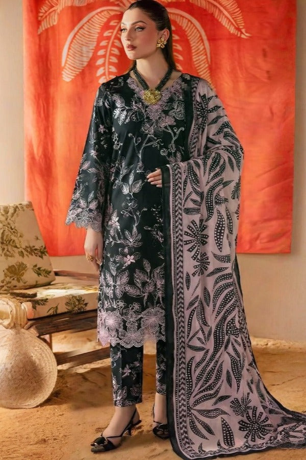 03-Piece printed lawn Suit - Ready To Wear.