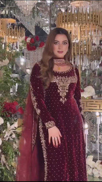 Velvet Embroidered Ready To Wear